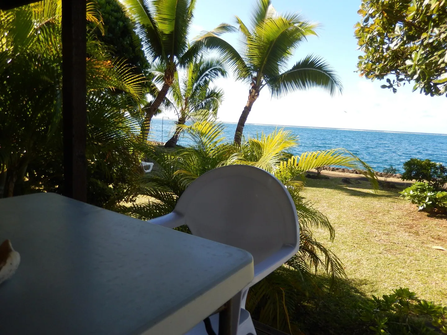 La baie vue depuis la terrasse