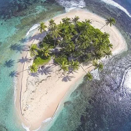 Motu Nono, vu du lagon